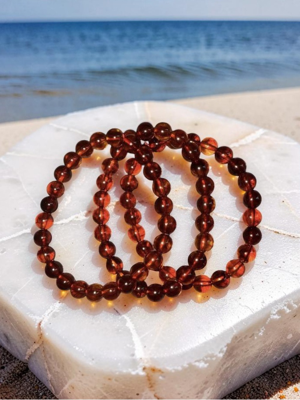 🆕 8mm Beautiful Baltic Amber bracelet ❤️
